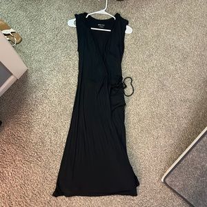 prAna black wrap dress. Never worn. Size L.